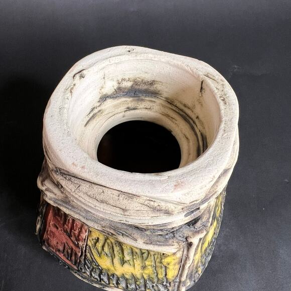 Porcelain, Brutalist Ceramic Art, Signed Studio Pottery, Barry Unitas Barnes - Picture 3 of 15